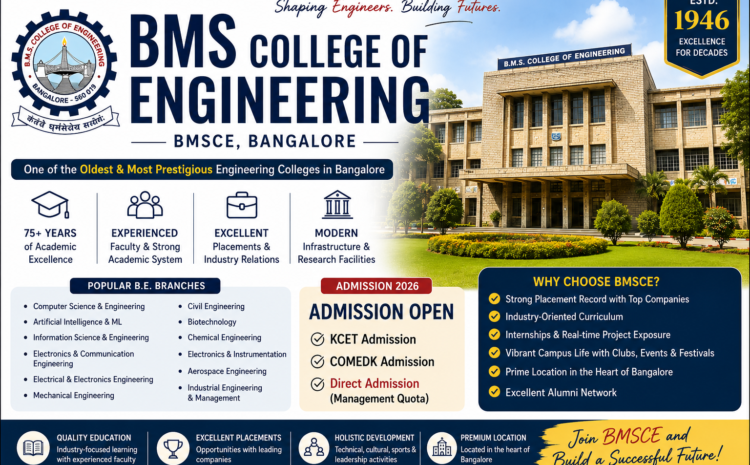  BMS College of Engineering (BMSCE), Bangalore – Complete Admission Guide 2026